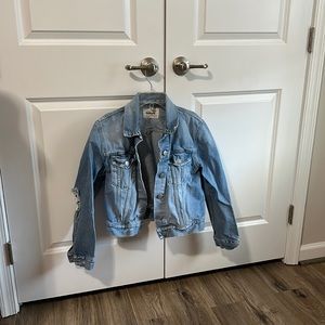 Distressed Jean Jacket